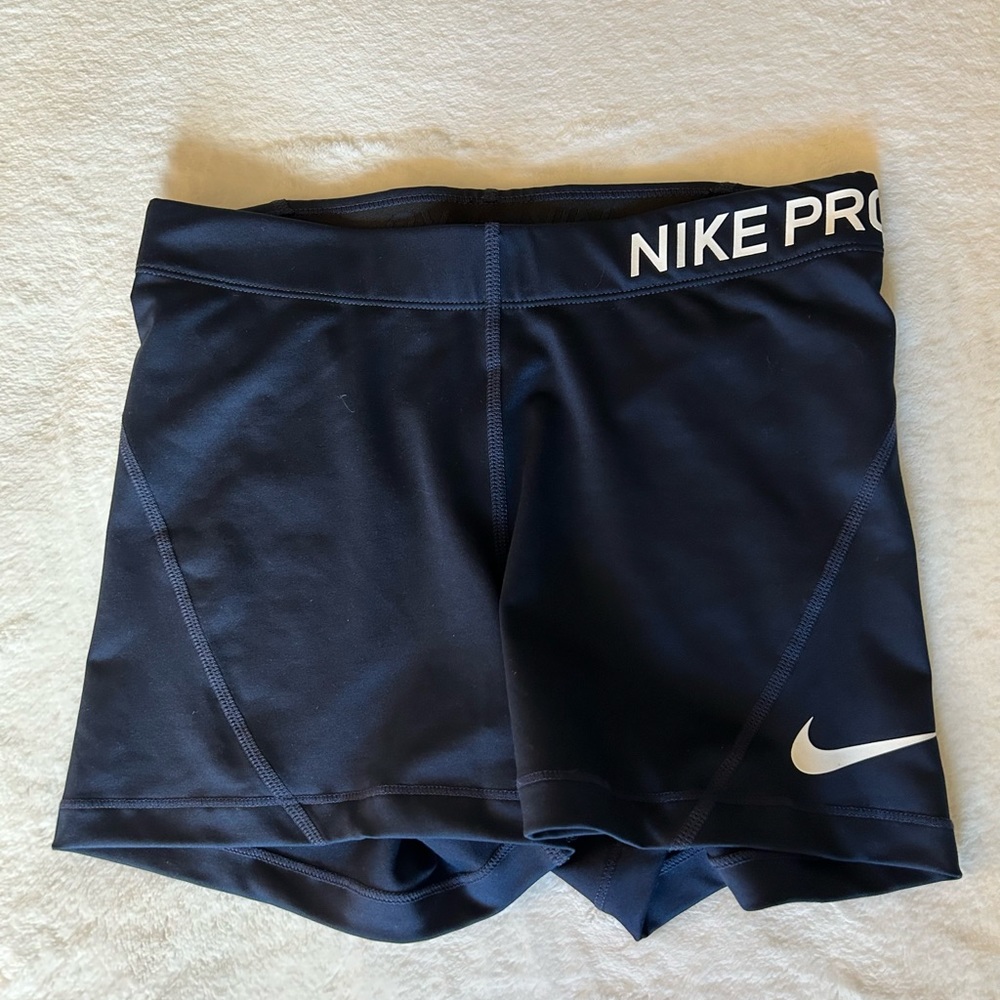 NWOT navy bike shorts